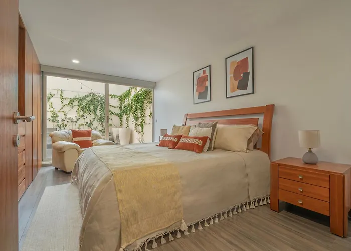 Apartment Condesa Oasis With Sky Pool, Ping Pong, Gym, Steam & Two Private Terraces *