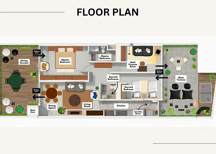 Condesa Oasis With Sky Pool, Ping Pong, Gym, Steam & Two Private Terraces *