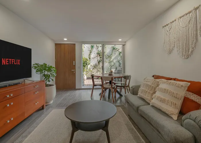 Apartment Condesa Oasis With Sky Pool, Ping Pong, Gym, Steam & Two Private Terraces Mexico City
