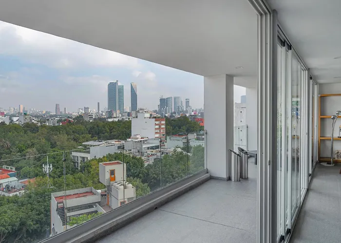 Condesa Oasis With Sky Pool, Ping Pong, Gym, Steam & Two Private Terraces Apartment